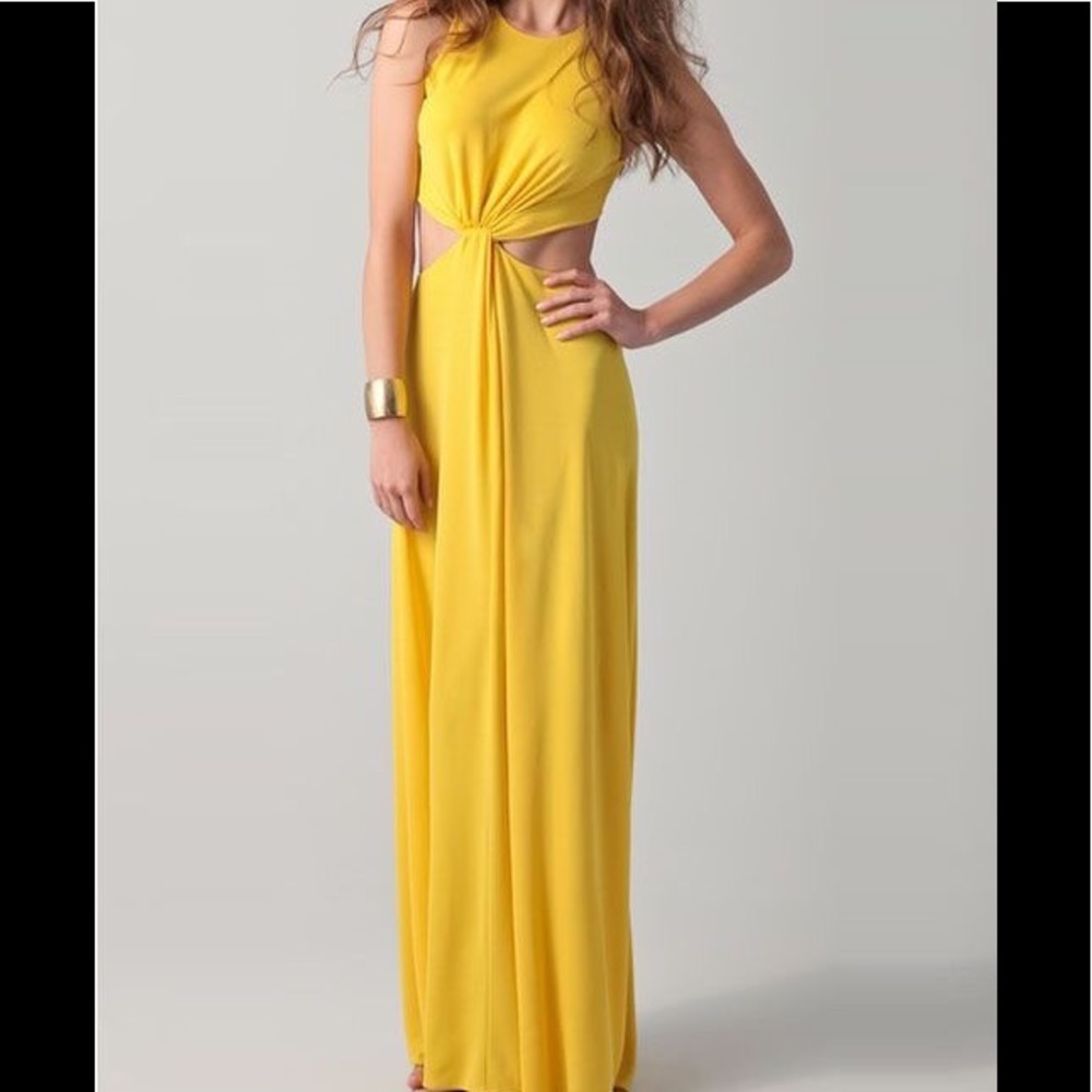 Canary Yellow Maxi Dress